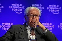 Tony Tan at the Annual Meeting of the World Economic Forum Annual Meeting, Davos, Switzerland - 20090130-01
