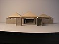 Trenton Bath House-Model-Program and Volume-Roof with Sheathing 2