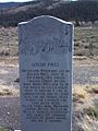 Union Pass historic marker