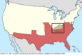 United States Central dispute change 1861-12-10