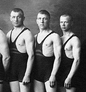 Väinö Kajander, Otto Oksanen, Otto Lasanen 1921.jpg