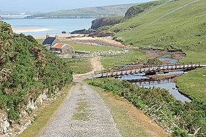 View of Bridge at Daill on Cape Wrath Road - geograph.org.uk - 1393888