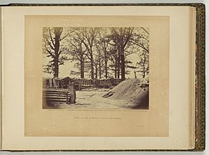 View of the interior of Fort Steadman - negative by T.H. O'Sullivan, positive by A. Gardner. LCCN2012646267