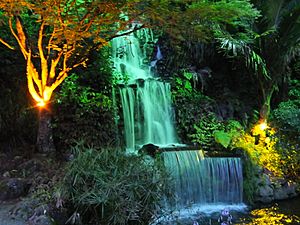 Waterfall at the Festival of Lights