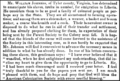 West Virginia slaves for settlement in Liberia 1837