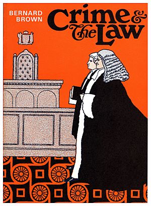 'Crime and the Law' by Bernard Brown, 1969 (18137928705)