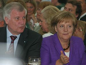 2008-06-01 Angela Merkel und Horst Seehofer 01-045