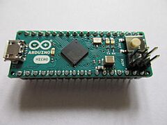 2x3 pin header on Arduino Micro