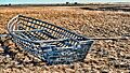 Abandoned boat frame