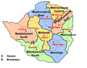 Administrative Divisions of Zimbabwe