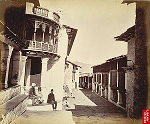 Almora Bazaar. c1860