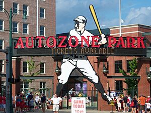 AutoZone Park outside 2