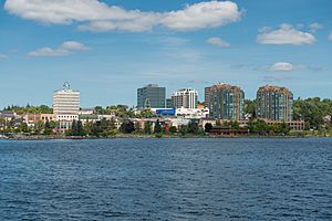Downtown Barrie from Kempenfelt Bay