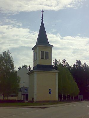 Bell tower of Rautavaara Finland
