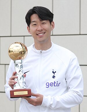 Best Footballer in Asia 2022 Son Heung-min (cropped)