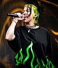 Billie Eilish at Pukkelpop Festival - 18 AUGUST 2019 (01) (cropped)