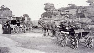 Brimham Rocks, 19th century visitors