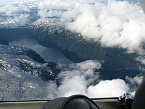 Cameron Lake BC (aerial)
