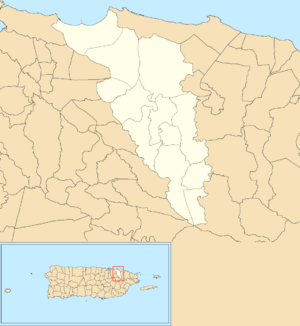 Carolina, Puerto Rico locator map
