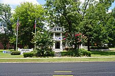 The historic Hawthorn-Clabaugh-Patterson House is now used for offices of  the Carthage Chamber of Commerce.