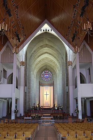 Chancel from the nave, Holy Trinity Cathedral, Auckland