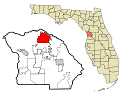 Location in Citrus County and the state of Florida