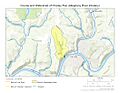 Course and Watershed of Charley Run (Allegheny River tributary)