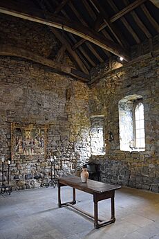 Crook Hall medieval hall interior