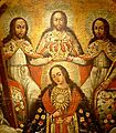 Detalhe de pintura cuzquenha do século XVII