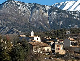 A view of the village of Draix
