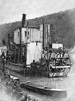 Duchess (steamboat 1886), in Columbia Valley, BC