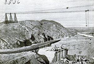 Elephant Butte Dam under construction 1914