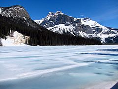 Emerald Lake in Winter