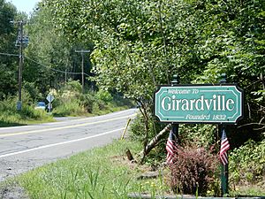 Entrance to Girardville, Schuylkill Co PA