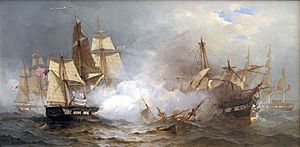 Fred Pansing - Frigate USS „United States“ conquers HMS „Macedonian“