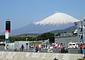 Fuji Speedway with Mount Fuji