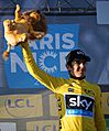 Geraint Thomas jaune Madone d'Utelle 2016