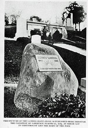 Grave of Sidney Lanier