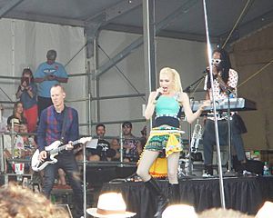 Gwen Stefani performs at NOLA Jazz Fest 2015