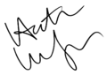 Heath Ledger's signature