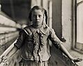 Hine, Lewis, Adolescent Girl, a Spinner, in a Carolina Cotton Mill, 1908