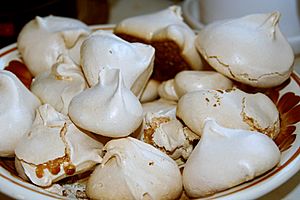 Home made meringues