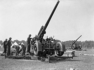 Hyde Park Anti-aircraft guns H 993