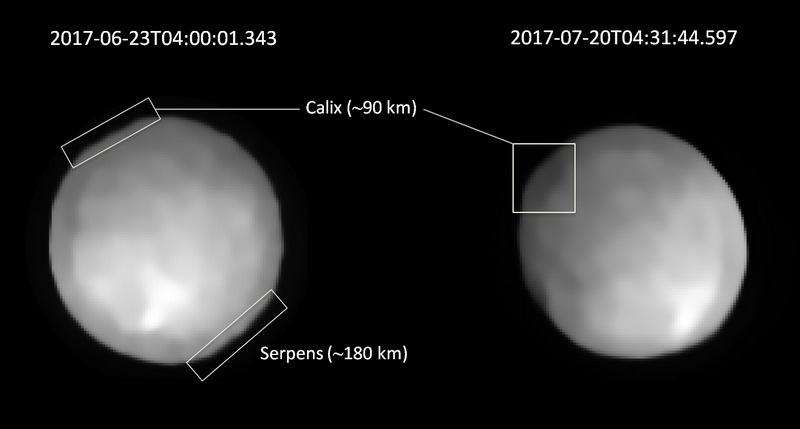 Hygiea VLT Serpens Calix craters