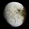 Engelier crater on Iapetus.