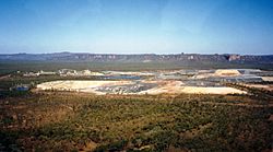 Image-Aerial view of Kakadu's Ranger Uranium Mine 2002.07.25c