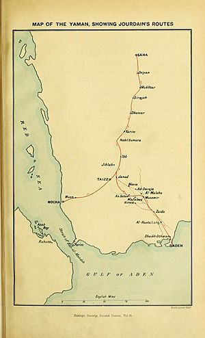 John Jourdain's journey in Yemen