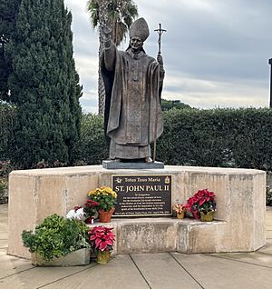 John Paul II statue Our Lady of Peace Shrine