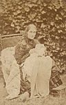 Julia Stephen with her first child of her second marriage, Vanessa, in 1879