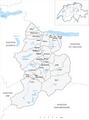 Karte Gemeinden des Kantons Glarus 2007